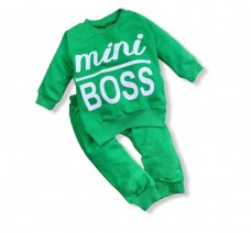 Βρεφικό Σετ mini boss - Πράσινο