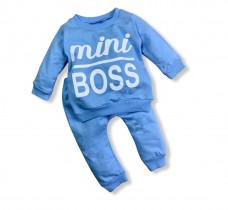 Βρεφικό Σετ mini boss - Γαλάζιο