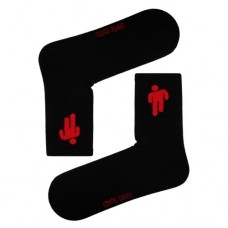  Unisex Socks with Red 'billy ellish'
